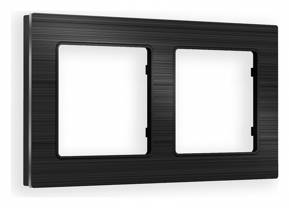 Рамка на 2 поста Ambrella Volt Platos Металл AF550502