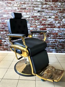 Кресло парикмахерское для барбершопа Пабло Голд