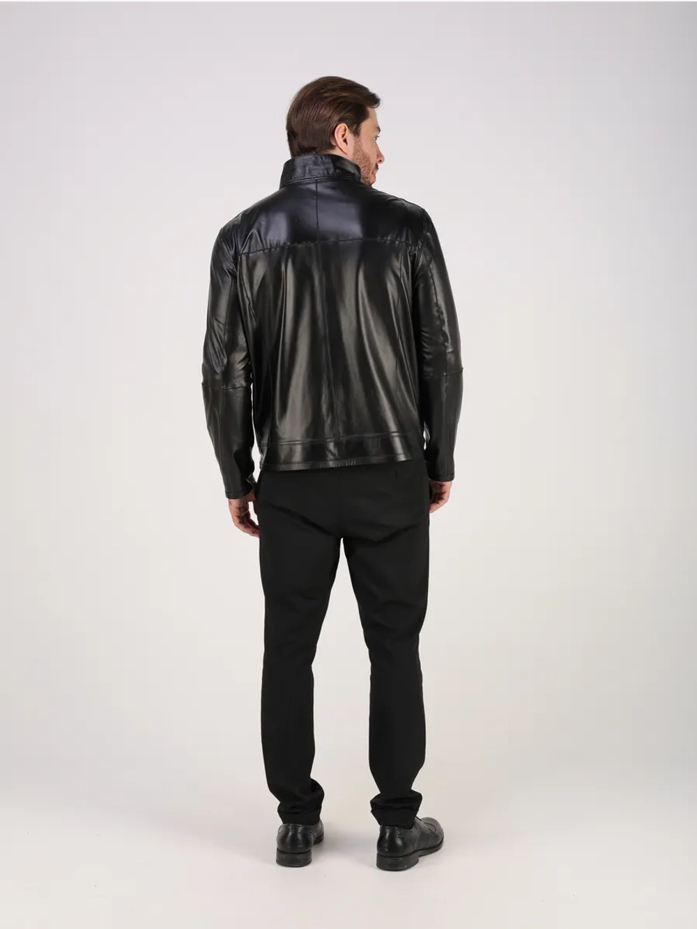 Кожаная куртка демисезонная замшевая двухсторонняя