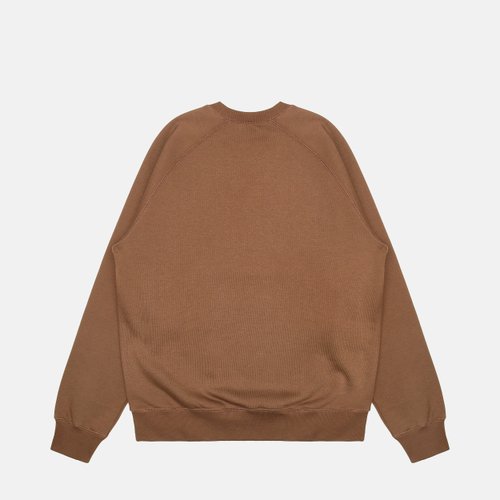 Толстовка мужская Carhartt WIP Chase Sweatshirt артикул:I033660_chocolate - купить в магазине Дайс