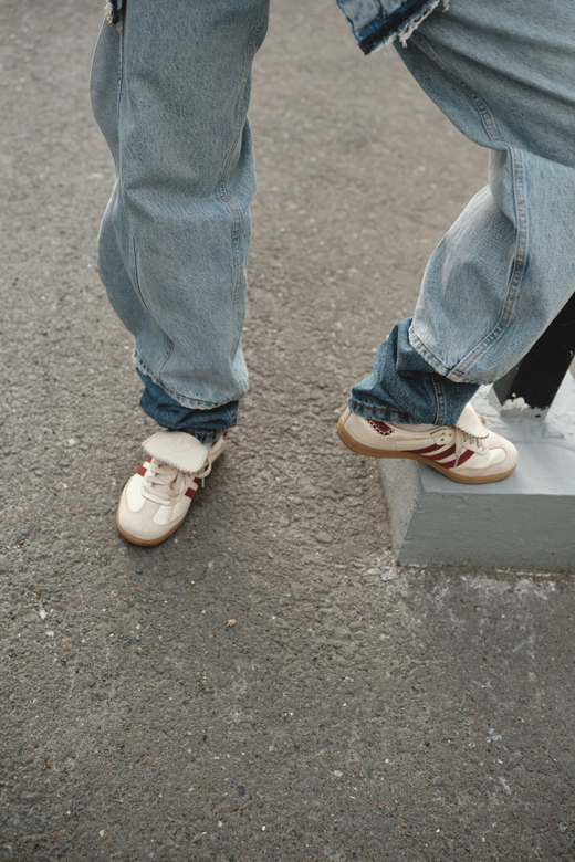 Upcycling джинсы с воланами