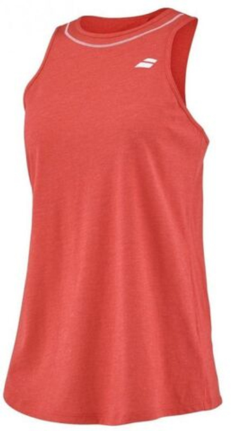 Женский топ теннисный Babolat Exercise Cotton Tank Women - красный