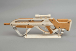 Полуавтоматический карабин INVADER от TARG - деревянный конструктор, сборная модель, 3d пазл