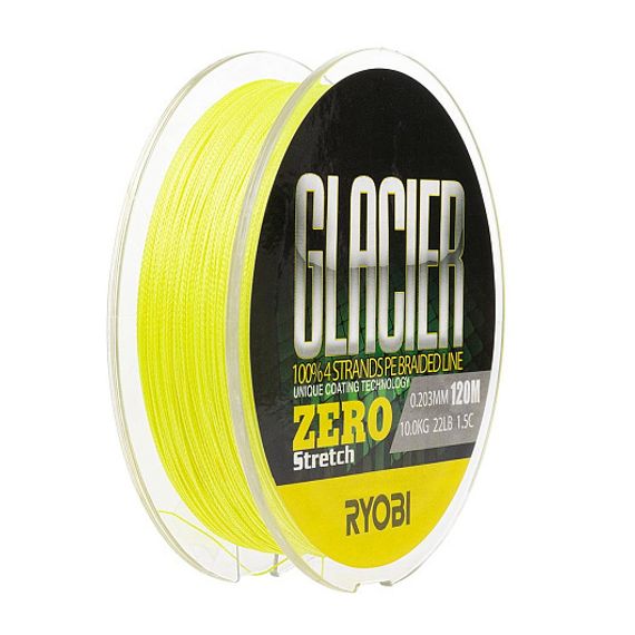 Шнур GLACLER ZERO-120M 1,5/d-0.203mm yellow Ryobi