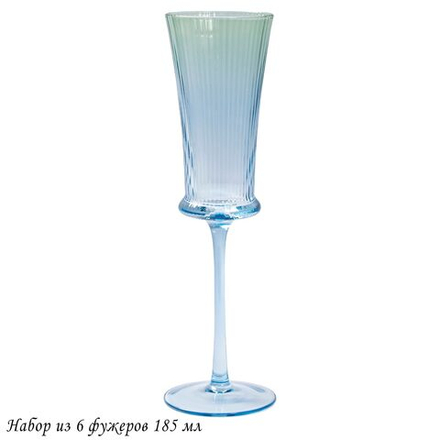 Lenardi 584-007 Набор из 6 фужеров 185мл в под.уп.(х4)Стекло