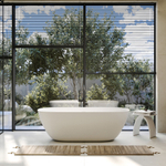 Ванна из искусственного камня ABBER Stein AS9612-1.7 белая матовая