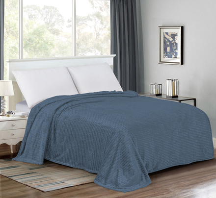 Плед велсофт 180х200 "ПВ10" (300гр/м2)