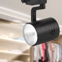 Трековый светильник однофазный ЭРА TR1-3040 BK светодиодный 30Вт 4000Л черный