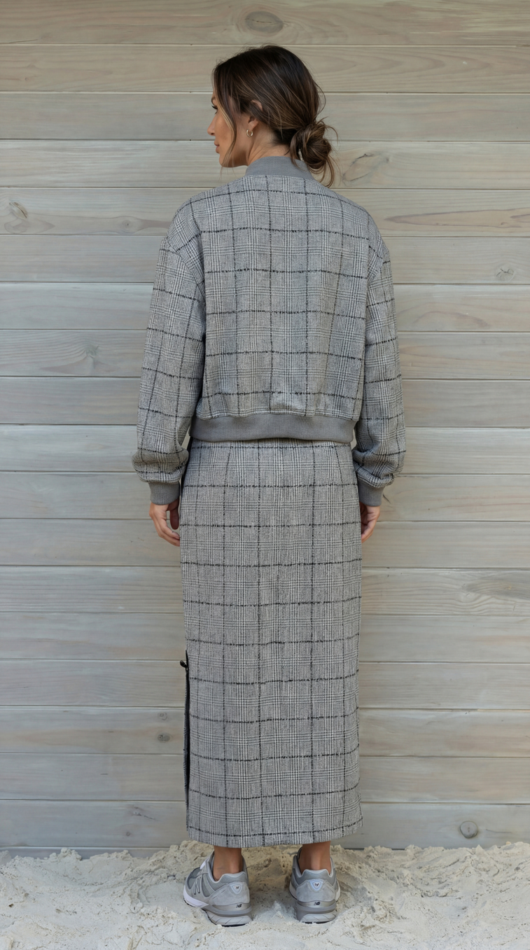 Костюм casual в клетку