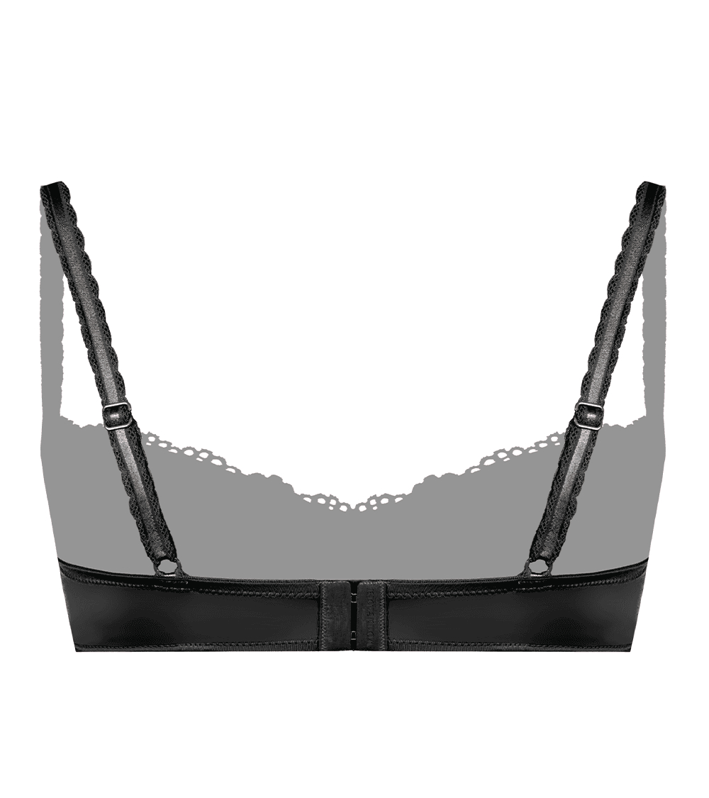 Бюстгальтер-балконет с эффектом пуш ап плюс Balconette Bra (Размер: 70F) (Цвет: черный)