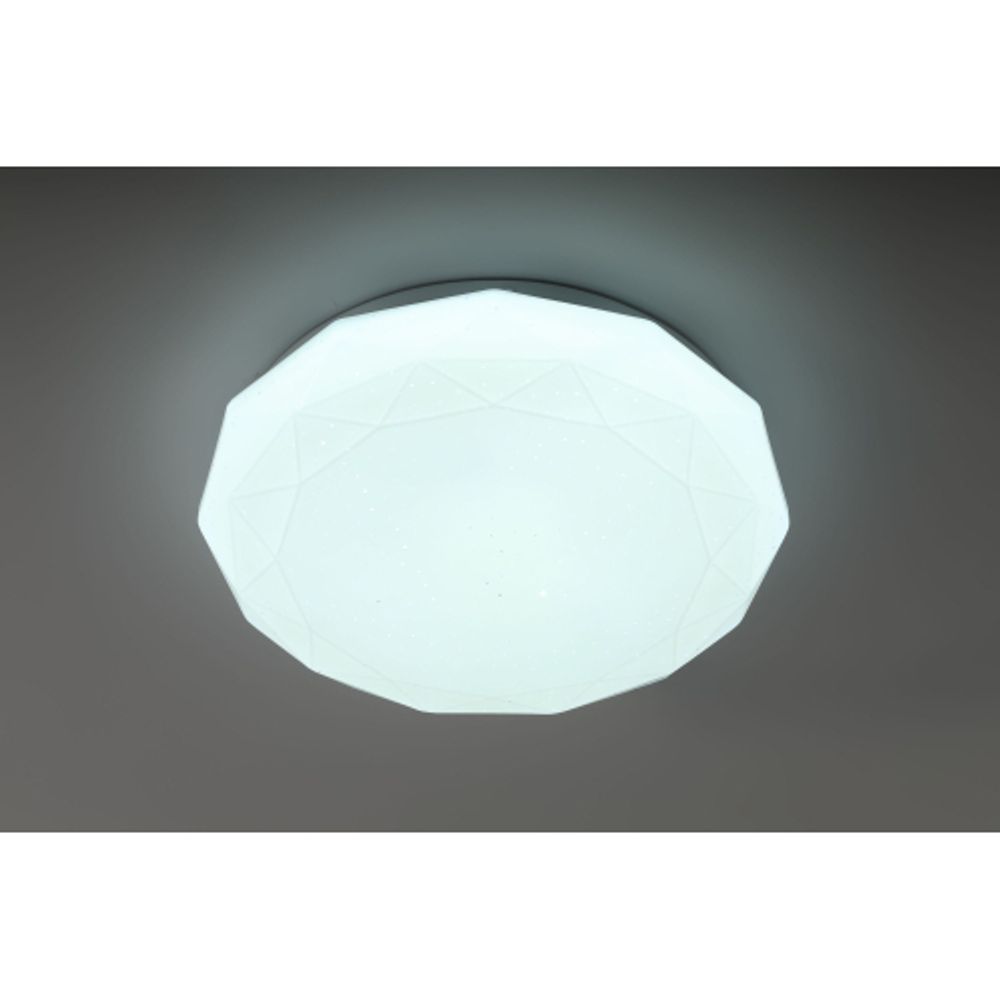 Светильник потолочный светодиодный ЭРА Классик без ДУ SPB-6 WH 24W-6,5K Slim Sparkle | Светильники SPB-6 без ДУ