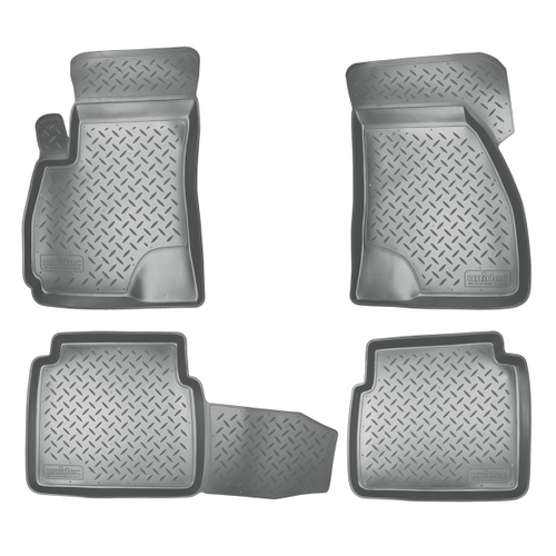 Ковры в салон Norplast/Unidec для Hyundai Santa Fe в кузове SM (2000-), Серый, арт.NPL-Po-31-21-G