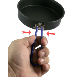 Tramp Котелок с крышкой-сковородой из анодированного алюминия 1 л, TRC-039