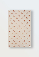 Плед вязаный (лошадки)