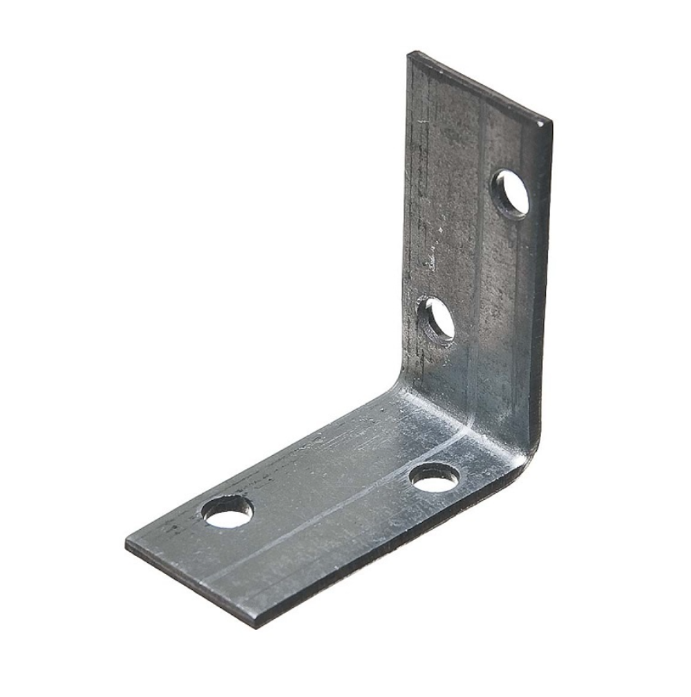 Уголок крепежный 40х40х20х2 мм, оцинкованный