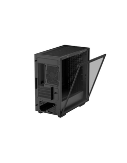 Корпус Deepcool CH370 без БП, боковое окно (закаленное стекло), черный, mATX