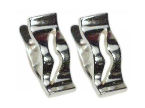 "Аин" серьги в серебряном покрытии из коллекции "Ералаш" от Jenavi с английским замком