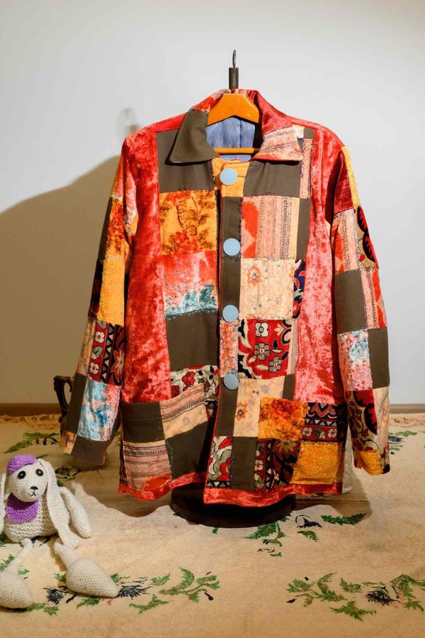 Куртка Velvet Pachwork Jacket - фото 1