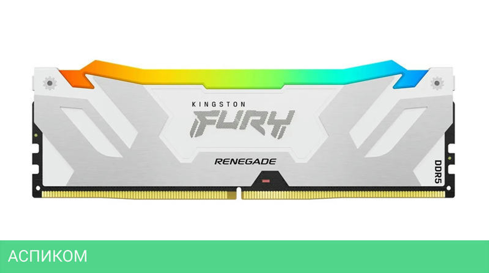 Оперативная память Kingston Fury Renegade RGB White XMP 16Gb DDR5 (KF572C38RWA-16)