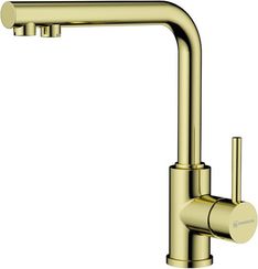 Смеситель Omoikiri Nakagawa 2 Plus-LG латунь/светлое золото