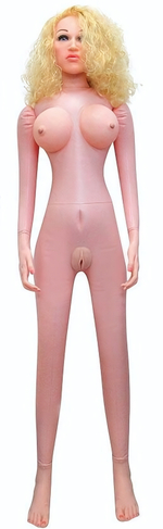 Секс-кукла с вибрацией Анжелика (Цвет: телесный)