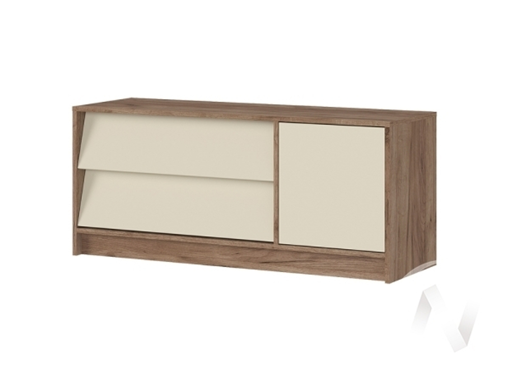 Тумба под ТВ ТВ 01 МС Рейн (дуб крафт табачный/кашемир)