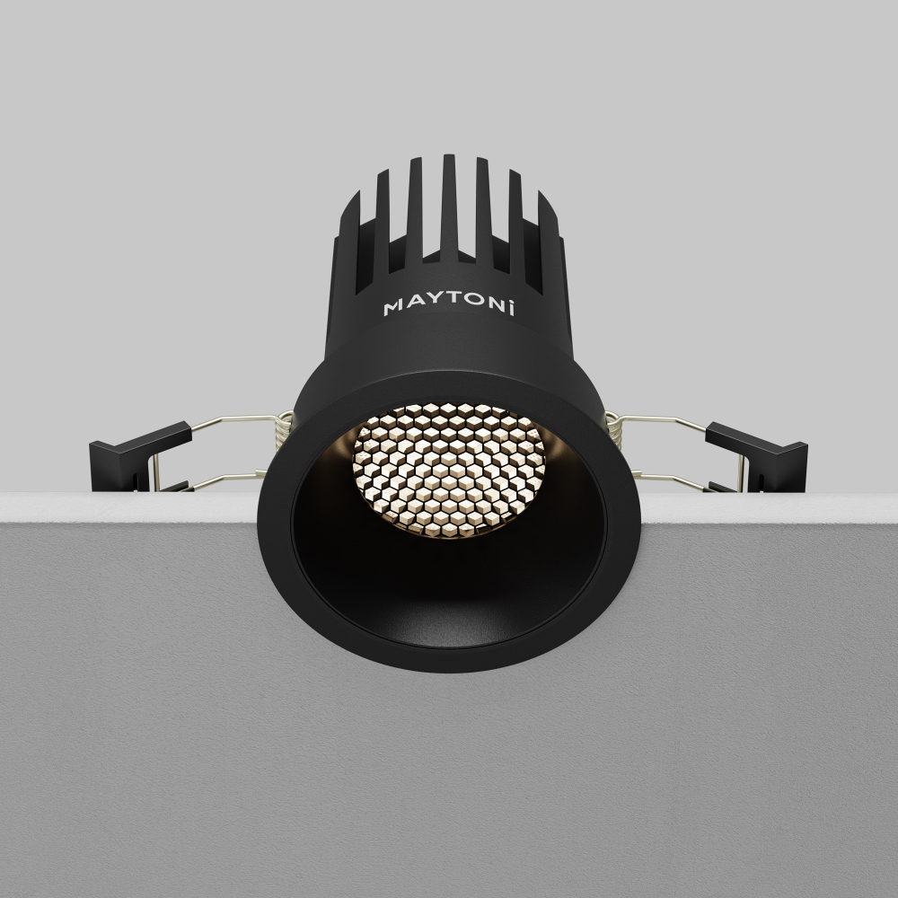 Встраиваемый светодиодный светильник Maytoni Dip DL117-15W-4K-B