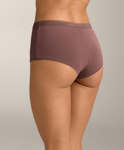 OYSHO Набор из двух пар трусиков-шорт из хлопка с логотипом, каменный меланж