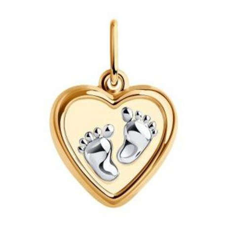 Подвеска Пяточки из золота