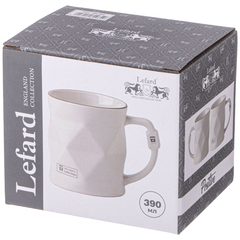 КРУЖКА "BREAK TIME" 390 МЛ БЕЛАЯ