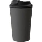 Термостакан с клапаном, 350мл, темно-серый