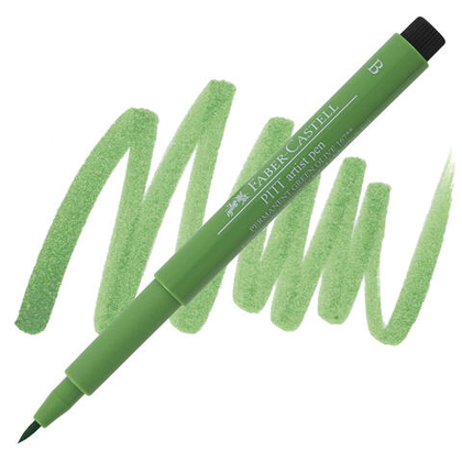 Faber-Castell Pitt Pen (B). 167 Permanent Green Olive
