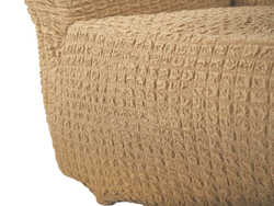 Чехол на кресло без оборки Модерн, цвет Медовый