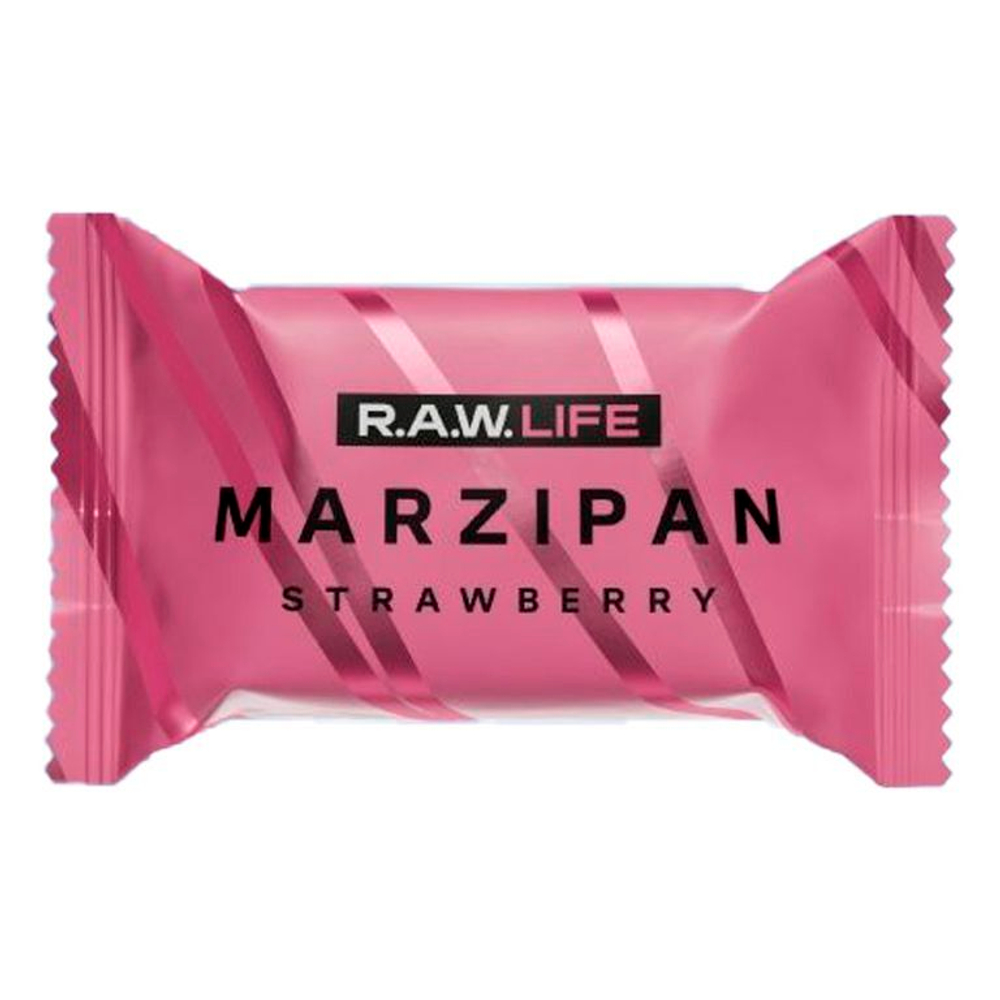 R.A.W. LIFE Marzipan Wild Strawberry (Земляничный марципан) 20шт/уп