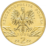 Польша. 2006. 2 злотых. #110. Альпийский сурок, Marmota marmota [животный мир]