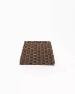 Корзина под елку Люкс Палермо 65*48*30 см.,Пирамида, разборная, корица, ЕлкиТорг (65-235)