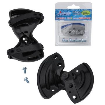 Голова режущая ледобура ICEBERG-130(L) V2.0/V3.0 (левое вращение) в сборе (радиусные ножи+футляр)