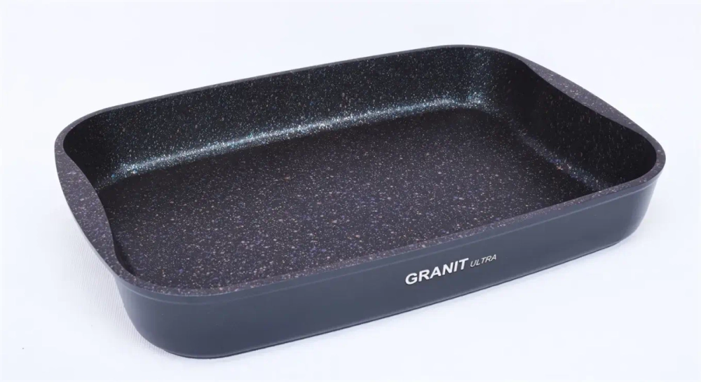 Противень 33,5*22*5,5см АП «Granit Ultra» (blue)