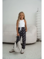 Брюки для девочки, серые
