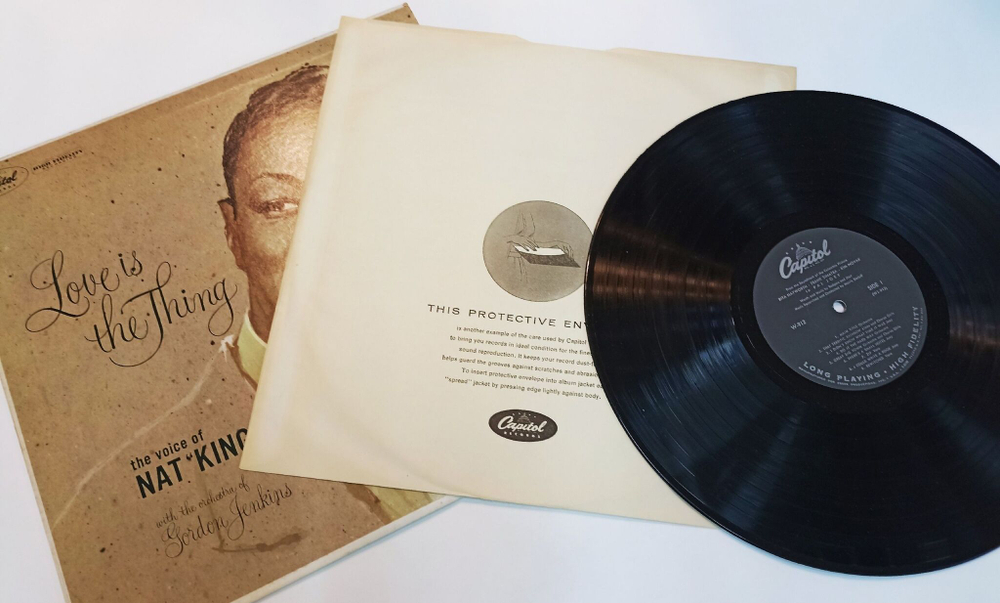 Винтажная виниловая пластинка LP Nat King Cole Love Is The Thing (USA 1957) 1 press