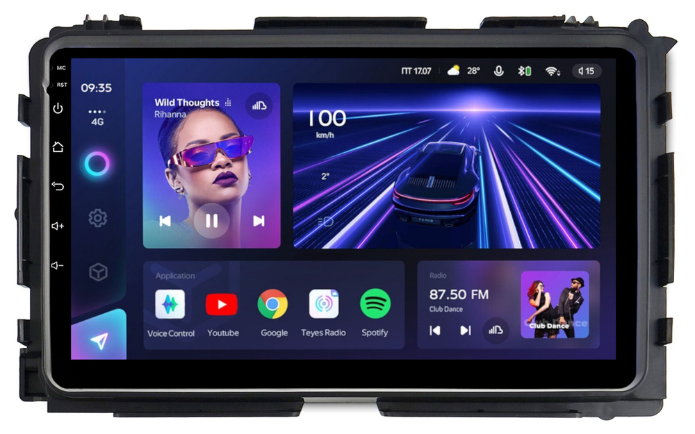 Магнитола для Honda Vezel 2013-2021 - Teyes CC3L на Android 10, 8-ядер, CarPlay, 4G SIM-слот
