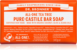 Dr. Bronner’s Tea Tree - кусковое мыло /   140  g  / GTIN 0018787231500