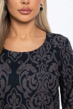 Платье Шарли (черно-коричневое) П14861-18М LT Collection