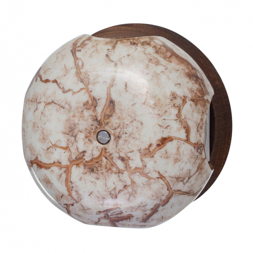 Распределительная коробка 86 мм, Фаберже, керамика, цвет мрамор золото (4 кабельных ввода в комплекте) B2-521-090/18-K