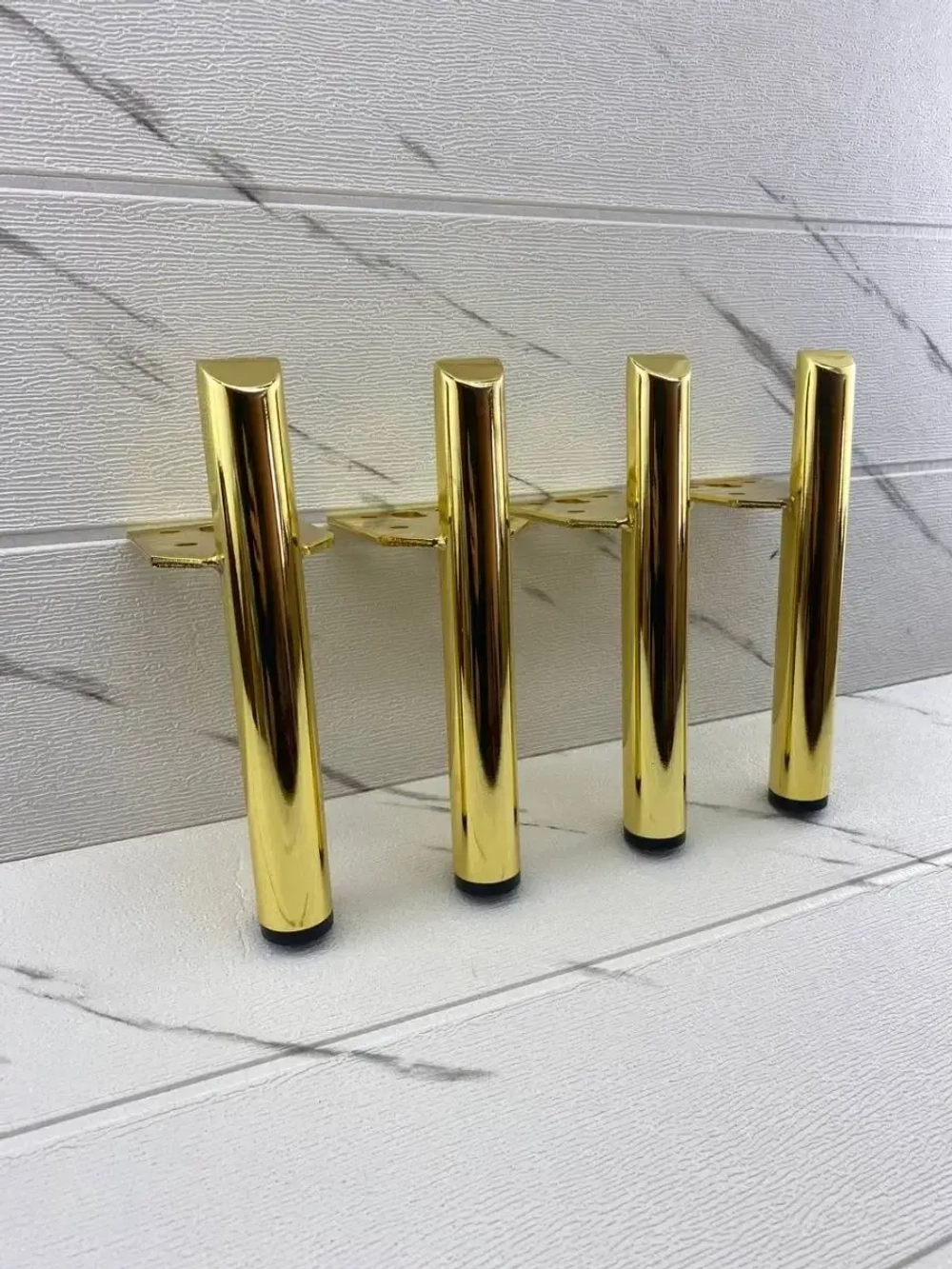 Мебельные ножки металлические Золотые под диван тумбу шкаф