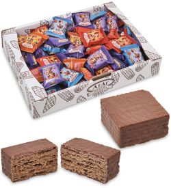 AT-100/5 Вафли глазированные «Угости друзей» 1 кг