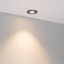 Светильник MS-GLORY-BUILT-R54-5W Warm3000 (NI, 60 deg, 230V) (Arlight, IP54 Металл, 5 лет) 047291