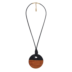 Колье Nature Bijoux, Cannelle, с рогом и деревом байонг, NB26.1-15-43771 (коричневый)