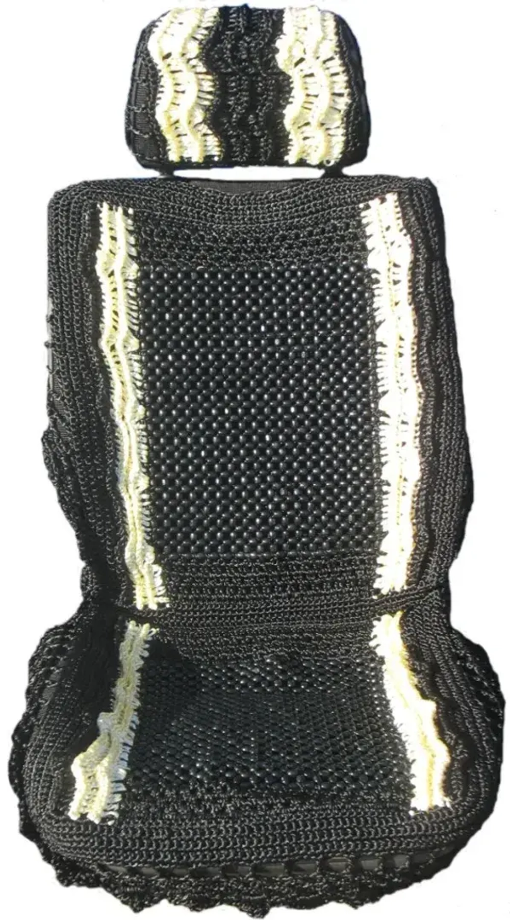 Накидки на сидение J04 (Black/косточки) KING J04 (Black/косточки)