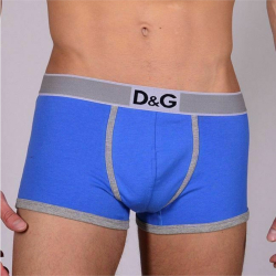 Мужские трусы боксеры синие D&G Blue Boxer